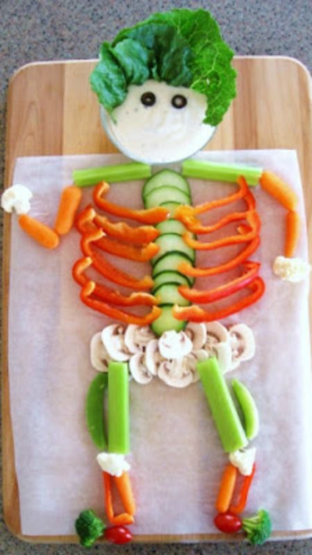 veggie skeleton