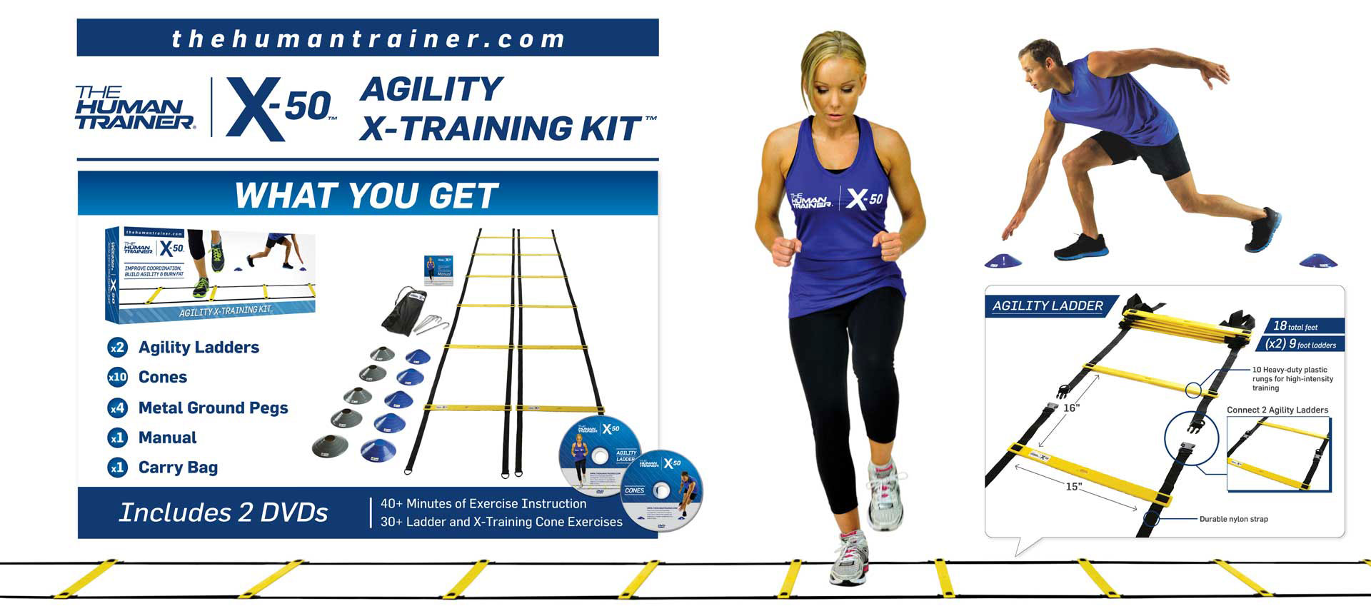 Human Trainer Agility X-Training Kit