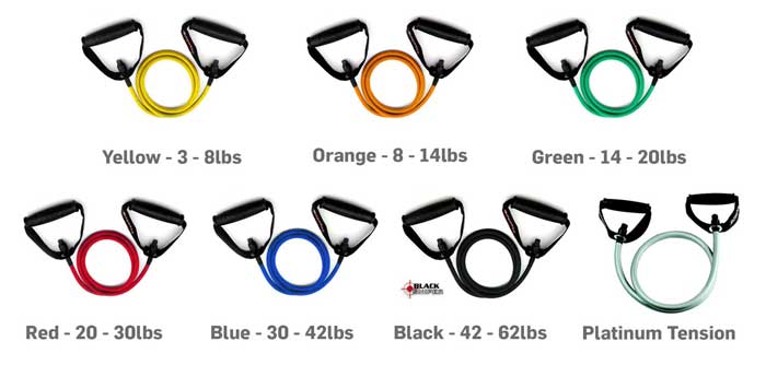 Ripcords Exercise Guide Poster Resistance Band Workout Chart