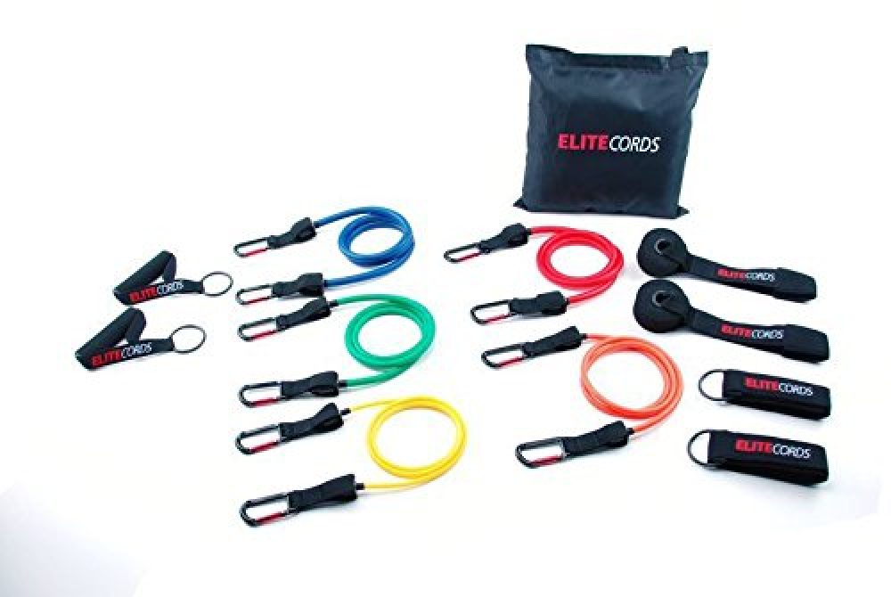 Elite Cords 5 Pack Resistance Band Clip Cords.