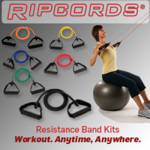 Ripcords Resistance Band. Workout Anytime, Anywhere