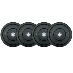 Bumper Plates are the optimal accessory weight to be attached to Hex Bars and Flat Bars to build strength and conditioning.